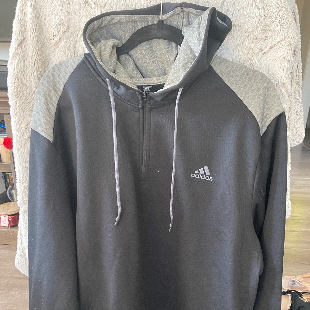 Adidas men hoodie zip up 2XL